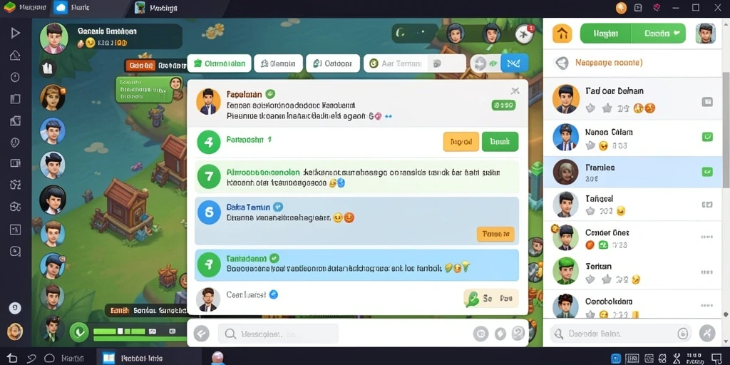 Komunitas aktif yang mendukung permainan dan interaksi.