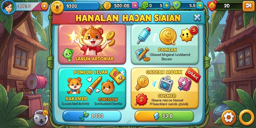 Screenshot pengalaman bermain yang seru.
