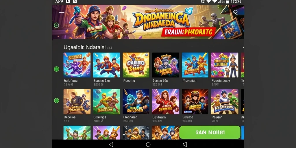 Grafik cerah yang membuat permainan lebih hidup.