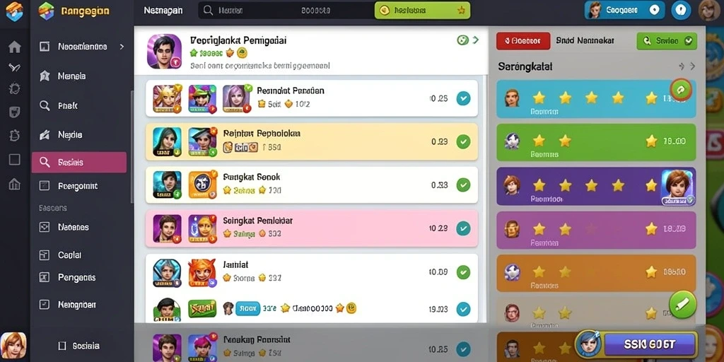Tantangan harian yang mengasyikkan untuk pemain.