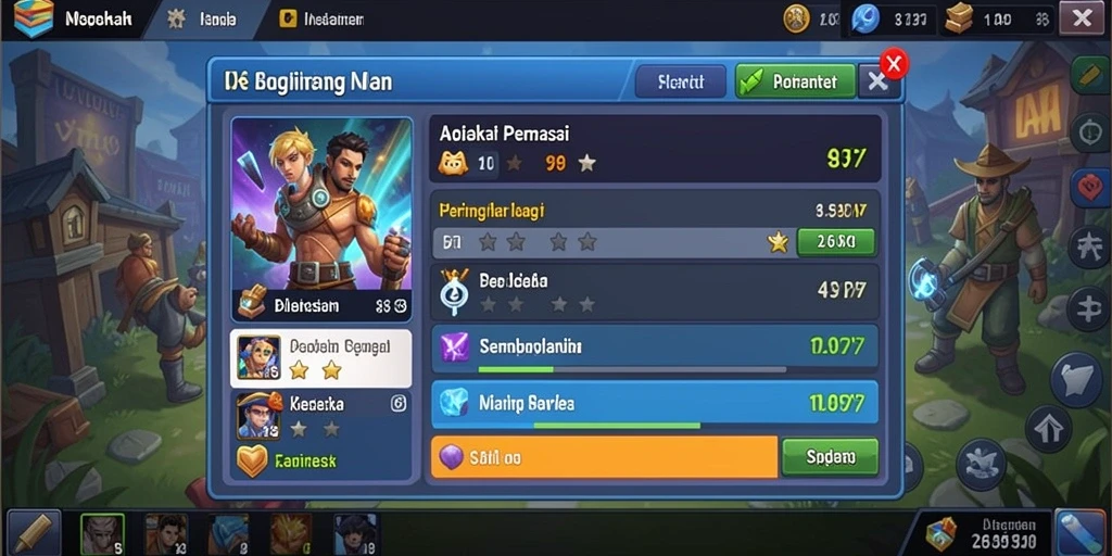Screenshot memperlihatkan menu pilihan mode permainan yang beragam.