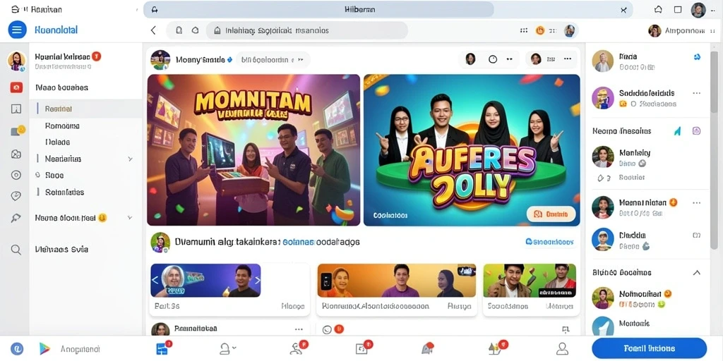 Fitur sosial yang memungkinkan interaksi antar pemain.